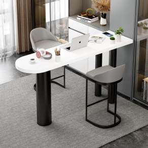 现代吧台吧椅组合3D模型下载